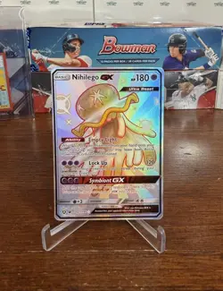Pokemon Nihilego GX Shiny Holo Rare Hidden Fates SV62/SV94 Ultra Beast Pokemon 1 - Image 3