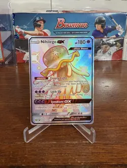 Pokemon Nihilego GX Shiny Holo Rare Hidden Fates SV62/SV94 Ultra Beast Pokemon 1 - Image 5