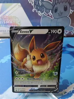 Eevee V SWSH065 Holo Sword & Shield Promo Pokemon NM - Image 1