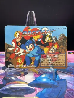 1995 Mega Man Bandai Carddass No.44 Prism card Rockman CAPCOM HOLO japan - Image 4