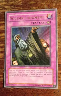 Yu-Gi-Oh! TCG Solemn Judgment Metal Raiders MRD-EN127 Unlimited Ultra Rare - Image 1