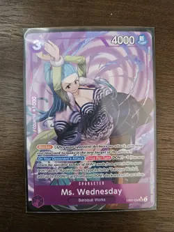 One Piece Memorial Collection Ms. Wednesday EB01-034 SR Alt Art English - Image 1