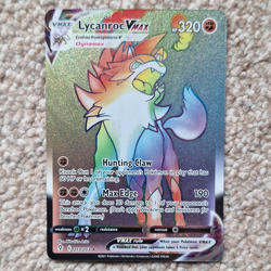 Pokemon TCG Lycanroc VMAX 213/203 SWSH07 Evolving Skies Secret Rare Holo EN - Image 1