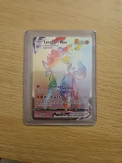Pokemon TCG Lycanroc VMAX Evolving Skies 213/203 Holo Secret Rare - Image 1