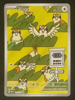 Pokemon Pidgey TCG Illustration Rare Card Obsidian Flames 207/197 NM/M Condition - Image 1