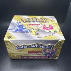 Pokemon EMPTY 1st Edition Neo Genesis Booster Box (No packs, no cards) - Image 1