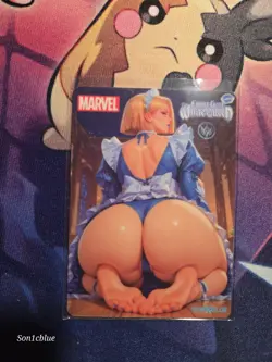 Emma Frost X-Men Marvel Rivals Custom Glow Waifu Card Feet Fan Art 6 - Image 1