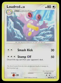 Pokemon Card Supreme Victors Loudred 64/147 Uncommon - Image 1