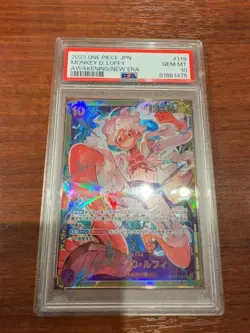 2023 One Piece Luffy OP05-119 SEC Awakening PSA10 GEM MT Card New Era JPN - Image 3
