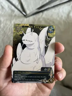 Naruto Tcg Ccg Card Six Tails 1st Edition Full Art Super Rare 1143 Nm - Image 1
