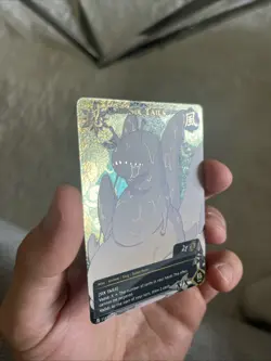 Naruto Tcg Ccg Card Six Tails 1st Edition Full Art Super Rare 1143 Nm - Image 2