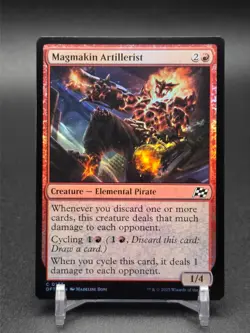 Magmakin Artillerist - FOIL - Aetherdrift - Magic the Gathering #137 - Image 1