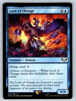Lord of Change 24 Universes Beyond: Warhammer 40,000 Magic: The Gathering LP - Image 1