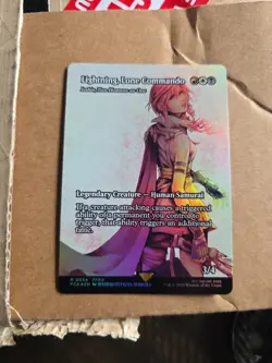 Lightning, Lone Commando Isshin, Two Heavens as One(Showcase) Final Fantasy Foil - Image 1