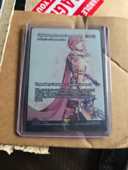 Lightning, Lone Commando Isshin, Two Heavens as One(Showcase) Final Fantasy Foil - Image 3