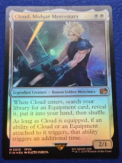 Cloud, Midgar Mercenary Mythic Final Fantasy VII MTG Foil - Image 1