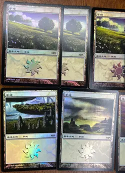 MTG 9X Plains MPS Foil Promo 2007 - 2011 (Japanese) Avon, Alexander + Magic - LP - Image 2