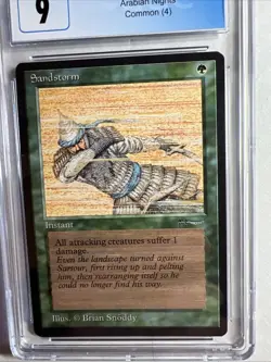 MTG Arabian Nights Sandstorm CGC 9 Mint 1993 - Image 3