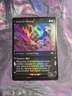 Dokuchi Silencer (Showcase) Kamigawa: Neon Dynasty Foil - Image 1