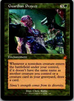 Ravnica Remastered #349 Guardian Project (Retro Frame) - Image 1