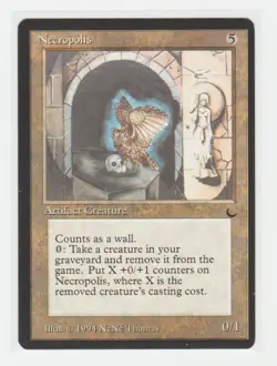 Magic the Gathering ~ MTG ~ 1x Necropolis ~ M/NM ~ THE DARK - Image 1