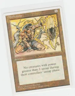 Magic the Gathering ~ MTG ~ 1x Meekstone ~ Fourth Edition ~ 4Ed ~ LP - Image 1