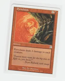 Magic the Gathering ~ MTG ~ 1x Pyroclasm ~ LP ~ Deckmaster - Image 1