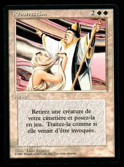 MRMS FR/VF R�surrection - Resurrection NM MTG Magic FBB 1994 - Image 1