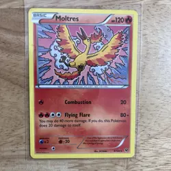 Moltres 9/124 - XY Fates Collide Rare - Pokemon TCG 2016 - NM - Image 1