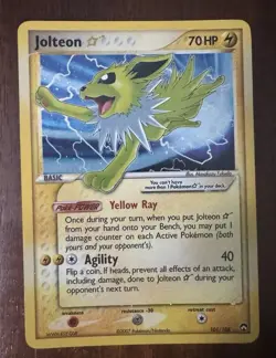 Jolteon Gold Star 101/108 EX Power Keepers – Authentic – Recolored/Restored - Image 1