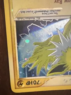 Jolteon Gold Star 101/108 EX Power Keepers – Authentic – Recolored/Restored - Image 2