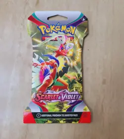 Pokemon Scarlet and Violet Sleeved Blister Pack x 1 Pack Brand New Sealed 820650853258 - Image 1