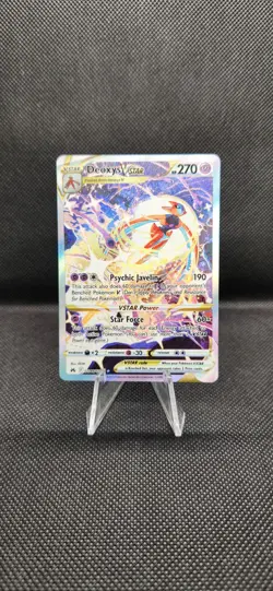 Pokemon TCG Deoxys VSTAR GG46/GG70 Crown Zenith Galarian Gallery Alt Art - NM - Image 1