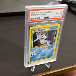 2000 Pokemon Neo Genesis Kingdra Holo Rare #8 Ex-Mt PSA 6 Vintage Excellent-Mint - Image 5