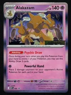 Alakazam Mega Evolution Promo 003 NM Pokemon TCG - Image 1