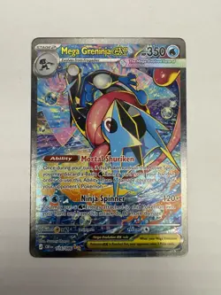 Mega Greninja ex SIR 116/086 Chaos Rising Special Illustration Rare Pokemon TCG - Image 1