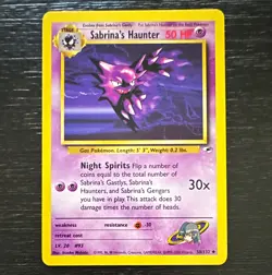 Sabrina's Haunter Gym Heroes 058/132 Regular Unlimited English 2000 50 HP - Image 1