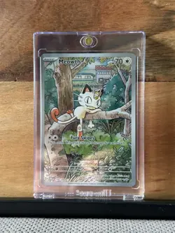Pokemon Meowth 106/094 Me02 Phantasmal Flames Illustration Rare Holo - Image 1