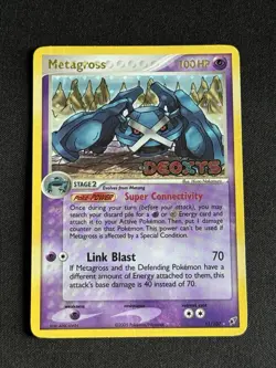 Pokemon Metagross 11/107 EX Deoxys Reverse Holo Stamped LP - Image 1
