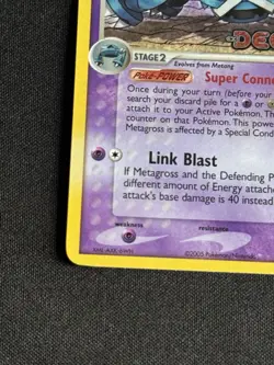 Pokemon Metagross 11/107 EX Deoxys Reverse Holo Stamped LP - Image 5