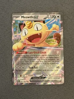 Pokemon TCG Meowth ex 062/088 Perfect Order NM/M – Pack Fresh - Image 1