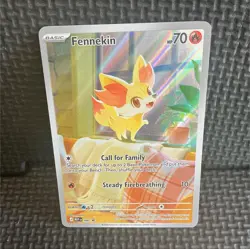 Fennekin Pokemon Full Art Promo Chaos Rising - Image 1