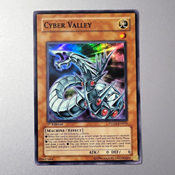 Yu-Gi-Oh! TCG Cyber Valley PTDN-EN010 Phantom Darkness 1st Ed Super Foil - Image 1