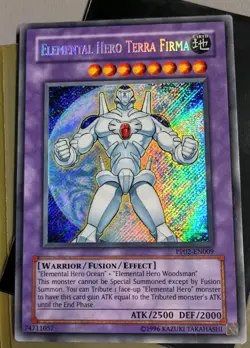 Yugioh Elemental Hero Terra Firma PP02-EN009 Premium Pack 2 Unlimited LP - Image 1