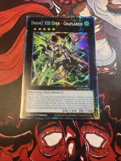 * DOOMZ XIII OVER - GRAFLAREIO * 1ST EDITION STARLIGHT RARE BLZD-EN045 YUGIOH! - Image 1