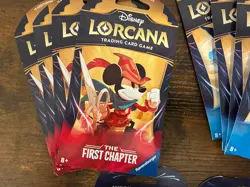 Disney Lorcana The First Chapter Booster Pack (12) And Starter Decks (3) Lot - Image 3
