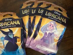 Disney Lorcana The First Chapter Booster Pack (12) And Starter Decks (3) Lot - Image 5