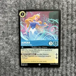Disney Lorcana First Chapter Aurora Dreaming Guardian 139/204 Super Rare NM - Image 1
