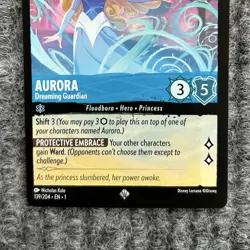 Disney Lorcana First Chapter Aurora Dreaming Guardian 139/204 Super Rare NM - Image 4