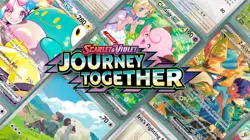 Pokemon TCG Journey Together Game Tip Card Pre Release Kit Card Choose your own! - Image 3